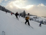 1. T E L E M A R K   WORKSHOP, Skvl snhov podmnky zakonen ndhernm slunenm dnem a velmi dobrmi jzdami vech astnk. Prv takov byl leton Telemark Workshop. Nevhejte a pidejte se i vy! Telemark je ndhern droga - fotografie 50