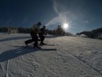 1. T E L E M A R K   WORKSHOP, Skvl snhov podmnky zakonen ndhernm slunenm dnem a velmi dobrmi jzdami vech astnk. Prv takov byl leton Telemark Workshop. Nevhejte a pidejte se i vy! Telemark je ndhern droga - fotografie 77