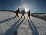 1. T E L E M A R K   WORKSHOP, Skvl snhov podmnky zakonen ndhernm slunenm dnem a velmi dobrmi jzdami vech astnk. Prv takov byl leton Telemark Workshop. Nevhejte a pidejte se i vy! Telemark je ndhern droga - fotografie 81