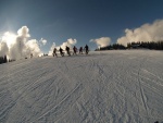 1. T E L E M A R K   WORKSHOP, Skvl snhov podmnky zakonen ndhernm slunenm dnem a velmi dobrmi jzdami vech astnk. Prv takov byl leton Telemark Workshop. Nevhejte a pidejte se i vy! Telemark je ndhern droga - fotografie 113