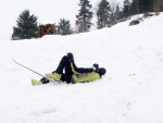 Beznov SKIALP KURZ V KRKONOCH, Tce na cviiti, lehce na bojiti. Krakono tentokrt pipravil skutenou hitpardu snhovch podmnek. Rozbedl firn, krusta, led i tk snh. Vivn a velmi pnosn. Nezbv ne pochvlit vec - fotografie 45