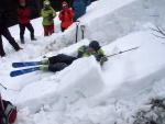 Beznov SKIALP KURZ V KRKONOCH, Tce na cviiti, lehce na bojiti. Krakono tentokrt pipravil skutenou hitpardu snhovch podmnek. Rozbedl firn, krusta, led i tk snh. Vivn a velmi pnosn. Nezbv ne pochvlit vec - fotografie 97