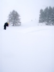 Skialpy v Kitz arn, Jarn akce s mlhou, aurem, oteplenm a i ochlazenm. Vysok lavinov riziko (stupe IV) a disciplinovan parta + vborn lyai. No prost Skialpov nhul. - fotografie 15