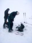 Skialpy v Kitz arn, Jarn akce s mlhou, aurem, oteplenm a i ochlazenm. Vysok lavinov riziko (stupe IV) a disciplinovan parta + vborn lyai. No prost Skialpov nhul. - fotografie 29