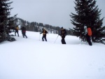 Skialpy v Kitz arn, Jarn akce s mlhou, aurem, oteplenm a i ochlazenm. Vysok lavinov riziko (stupe IV) a disciplinovan parta + vborn lyai. No prost Skialpov nhul. - fotografie 210