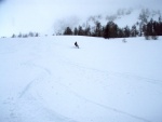 Skialpy v Kitz arn, Jarn akce s mlhou, aurem, oteplenm a i ochlazenm. Vysok lavinov riziko (stupe IV) a disciplinovan parta + vborn lyai. No prost Skialpov nhul. - fotografie 220