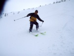 Skialpy v Kitz arn, Jarn akce s mlhou, aurem, oteplenm a i ochlazenm. Vysok lavinov riziko (stupe IV) a disciplinovan parta + vborn lyai. No prost Skialpov nhul. - fotografie 221