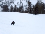 Skialpy v Kitz arn, Jarn akce s mlhou, aurem, oteplenm a i ochlazenm. Vysok lavinov riziko (stupe IV) a disciplinovan parta + vborn lyai. No prost Skialpov nhul. - fotografie 227