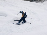 Skialpy v Kitz arn, Jarn akce s mlhou, aurem, oteplenm a i ochlazenm. Vysok lavinov riziko (stupe IV) a disciplinovan parta + vborn lyai. No prost Skialpov nhul. - fotografie 230