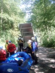 SWISS RAFTING 2009 - to nejlep z raftingu ve vcarsku, Poas, voda a parta super. - fotografie 315