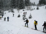 Pr fotek ze Zkladnho kurzu SKIALPINISMU, Konen jsou opt skvl podmnky pro tento ndhern sport: spousty praanu, drobn snen, tmov pohoda, vborn podmnky pro lavinov blok, no prost luxus! A to osobn zlepen u vech pi jzd  - fotografie 9