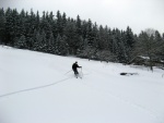 Pr fotek ze Zkladnho kurzu SKIALPINISMU, Konen jsou opt skvl podmnky pro tento ndhern sport: spousty praanu, drobn snen, tmov pohoda, vborn podmnky pro lavinov blok, no prost luxus! A to osobn zlepen u vech pi jzd  - fotografie 16