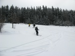 Pr fotek ze Zkladnho kurzu SKIALPINISMU, Konen jsou opt skvl podmnky pro tento ndhern sport: spousty praanu, drobn snen, tmov pohoda, vborn podmnky pro lavinov blok, no prost luxus! A to osobn zlepen u vech pi jzd  - fotografie 20