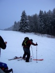 Pr fotek ze Zkladnho kurzu SKIALPINISMU, Konen jsou opt skvl podmnky pro tento ndhern sport: spousty praanu, drobn snen, tmov pohoda, vborn podmnky pro lavinov blok, no prost luxus! A to osobn zlepen u vech pi jzd  - fotografie 55