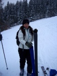 Pr fotek ze Zkladnho kurzu SKIALPINISMU, Konen jsou opt skvl podmnky pro tento ndhern sport: spousty praanu, drobn snen, tmov pohoda, vborn podmnky pro lavinov blok, no prost luxus! A to osobn zlepen u vech pi jzd  - fotografie 56