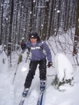 Pr fotek ze Zkladnho kurzu SKIALPINISMU, Konen jsou opt skvl podmnky pro tento ndhern sport: spousty praanu, drobn snen, tmov pohoda, vborn podmnky pro lavinov blok, no prost luxus! A to osobn zlepen u vech pi jzd  - fotografie 99