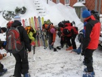 Fotky z poslednho lednovho skialp kurzu, Krakono konen dostal rozum a seslal bohatou praanovou nadlku. V sobotu doslova snhov masakr a v nedli super podmnky pro lavinov blok... - fotografie 4