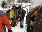 Fotky z poslednho lednovho skialp kurzu, Krakono konen dostal rozum a seslal bohatou praanovou nadlku. V sobotu doslova snhov masakr a v nedli super podmnky pro lavinov blok... - fotografie 6