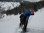 Fotky z poslednho lednovho skialp kurzu, Krakono konen dostal rozum a seslal bohatou praanovou nadlku. V sobotu doslova snhov masakr a v nedli super podmnky pro lavinov blok... - fotografie 24