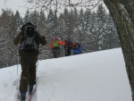 Fotky z poslednho lednovho skialp kurzu, Krakono konen dostal rozum a seslal bohatou praanovou nadlku. V sobotu doslova snhov masakr a v nedli super podmnky pro lavinov blok... - fotografie 35