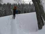 Fotky z poslednho lednovho skialp kurzu, Krakono konen dostal rozum a seslal bohatou praanovou nadlku. V sobotu doslova snhov masakr a v nedli super podmnky pro lavinov blok... - fotografie 37