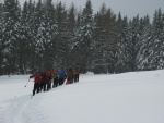 Fotky z poslednho lednovho skialp kurzu, Krakono konen dostal rozum a seslal bohatou praanovou nadlku. V sobotu doslova snhov masakr a v nedli super podmnky pro lavinov blok... - fotografie 39