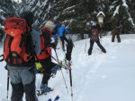 Fotky z poslednho lednovho skialp kurzu, Krakono konen dostal rozum a seslal bohatou praanovou nadlku. V sobotu doslova snhov masakr a v nedli super podmnky pro lavinov blok... - fotografie 45