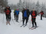 Fotky z poslednho lednovho skialp kurzu, Krakono konen dostal rozum a seslal bohatou praanovou nadlku. V sobotu doslova snhov masakr a v nedli super podmnky pro lavinov blok... - fotografie 47