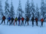 Fotky z poslednho lednovho skialp kurzu, Krakono konen dostal rozum a seslal bohatou praanovou nadlku. V sobotu doslova snhov masakr a v nedli super podmnky pro lavinov blok... - fotografie 50