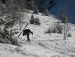 Fotky z poslednho lednovho skialp kurzu, Krakono konen dostal rozum a seslal bohatou praanovou nadlku. V sobotu doslova snhov masakr a v nedli super podmnky pro lavinov blok... - fotografie 55