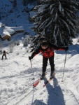 Fotky z poslednho lednovho skialp kurzu, Krakono konen dostal rozum a seslal bohatou praanovou nadlku. V sobotu doslova snhov masakr a v nedli super podmnky pro lavinov blok... - fotografie 65