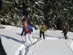 Fotky z poslednho lednovho skialp kurzu, Krakono konen dostal rozum a seslal bohatou praanovou nadlku. V sobotu doslova snhov masakr a v nedli super podmnky pro lavinov blok... - fotografie 69