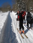 Fotky z poslednho lednovho skialp kurzu, Krakono konen dostal rozum a seslal bohatou praanovou nadlku. V sobotu doslova snhov masakr a v nedli super podmnky pro lavinov blok... - fotografie 73