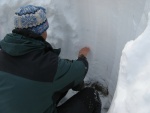 Fotky z poslednho lednovho skialp kurzu, Krakono konen dostal rozum a seslal bohatou praanovou nadlku. V sobotu doslova snhov masakr a v nedli super podmnky pro lavinov blok... - fotografie 104