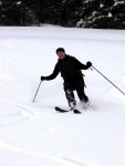 PR FOTEK ZE ZKLADNHO KURZU SKIALPINISMU, Tak takhle m vypadat prav zima. Pardn podmnky v pardn part. Take tu mme zase 9 novch skialpinist.. - fotografie 6