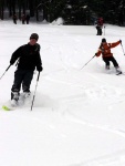 PR FOTEK ZE ZKLADNHO KURZU SKIALPINISMU, Tak takhle m vypadat prav zima. Pardn podmnky v pardn part. Take tu mme zase 9 novch skialpinist.. - fotografie 12