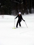 PR FOTEK ZE ZKLADNHO KURZU SKIALPINISMU, Tak takhle m vypadat prav zima. Pardn podmnky v pardn part. Take tu mme zase 9 novch skialpinist.. - fotografie 13