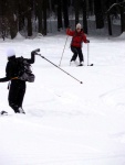 PR FOTEK ZE ZKLADNHO KURZU SKIALPINISMU, Tak takhle m vypadat prav zima. Pardn podmnky v pardn part. Take tu mme zase 9 novch skialpinist.. - fotografie 17