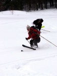 PR FOTEK ZE ZKLADNHO KURZU SKIALPINISMU, Tak takhle m vypadat prav zima. Pardn podmnky v pardn part. Take tu mme zase 9 novch skialpinist.. - fotografie 18