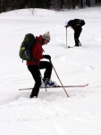 PR FOTEK ZE ZKLADNHO KURZU SKIALPINISMU, Tak takhle m vypadat prav zima. Pardn podmnky v pardn part. Take tu mme zase 9 novch skialpinist.. - fotografie 19