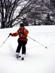 PR FOTEK ZE ZKLADNHO KURZU SKIALPINISMU, Tak takhle m vypadat prav zima. Pardn podmnky v pardn part. Take tu mme zase 9 novch skialpinist.. - fotografie 20