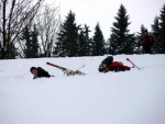 PR FOTEK ZE ZKLADNHO KURZU SKIALPINISMU, Tak takhle m vypadat prav zima. Pardn podmnky v pardn part. Take tu mme zase 9 novch skialpinist.. - fotografie 24