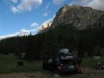 Passo Falzarego 2010, Pardn poas, ideln vyladn forma a lezen veho druhu. Tenikou byl 500 metr dlouh vstup na Prvn pil Tofany.... - fotografie 1