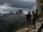 Passo Falzarego 2010, Pardn poas, ideln vyladn forma a lezen veho druhu. Tenikou byl 500 metr dlouh vstup na Prvn pil Tofany.... - fotografie 11