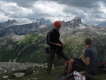 Passo Falzarego 2010, Pardn poas, ideln vyladn forma a lezen veho druhu. Tenikou byl 500 metr dlouh vstup na Prvn pil Tofany.... - fotografie 16