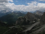 Passo Falzarego 2010, Pardn poas, ideln vyladn forma a lezen veho druhu. Tenikou byl 500 metr dlouh vstup na Prvn pil Tofany.... - fotografie 19