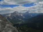 Passo Falzarego 2010, Pardn poas, ideln vyladn forma a lezen veho druhu. Tenikou byl 500 metr dlouh vstup na Prvn pil Tofany.... - fotografie 37