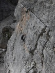 Passo Falzarego 2010, Pardn poas, ideln vyladn forma a lezen veho druhu. Tenikou byl 500 metr dlouh vstup na Prvn pil Tofany.... - fotografie 70