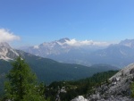 Passo Falzarego 2010, Pardn poas, ideln vyladn forma a lezen veho druhu. Tenikou byl 500 metr dlouh vstup na Prvn pil Tofany.... - fotografie 91