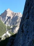Passo Falzarego 2010, Pardn poas, ideln vyladn forma a lezen veho druhu. Tenikou byl 500 metr dlouh vstup na Prvn pil Tofany.... - fotografie 109